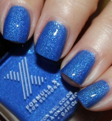 Sephora Formula X Nail Polish Kapow! Nail Color Lacquer Blue Shade New