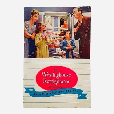 Rare Vintage '47 Westinghouse Refrigerator Recipe Book Congressman Dingell Stamp