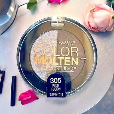 Maybelline Eye Studio Color Molten Cream Eyeshadow Plum Fusion 305 New