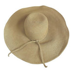 Wide Brim Floppy Straw Sun Hat Natural Tan Foldable Beach Women One Size VG