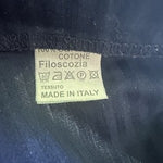 Pezzo Mens M Navy Filoscozia Cotton T-Shirt Made in Italy VG