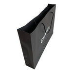 CHANEL Black Paper Shopping Bag Reusable Storage Gift Bag 14.5"x2.5"x10.5"
