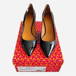 Tory Burch Penelope 65MM Black Leather Pumps Women’s Size 5.5 Made in Italy