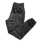 ASRV Men’s Grey Camo Tech Joggers Athletic Fit Zipper Pockets Size S