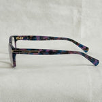 Coach Women's HC6065 Reading Glasses Eyeglasses Confetti Purple Frame 5288