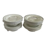 Occasions 6oz Plastic Bowls Silver Rim Disposable 40pc Wedding Party New