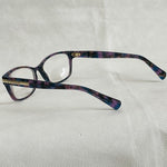 Coach Women's HC6065 Reading Glasses Eyeglasses Confetti Purple Frame 5288