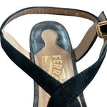 Salvatore Ferragamo Lizard Print Sandals Women’s Size 6M Italian Luxury Shoes