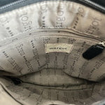 Anthropologie Margot Black Leather Crossbody Shoulder Bag 10”x12”