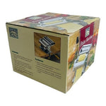 Italian Villa Stainless Steel Pasta Maker Machine Hand Crank Italy Made NIB