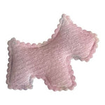 Rainbow Glitter Scottie Dog Padded Patch Applique Pastel Scalloped New Handmade