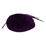 Vintage The Emporium Purple Wool Felt Feather Turban Hat Women’s Dress Hat VG