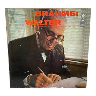 Brahms Symphony No. 1 Bruno Walter Philharmonic NY 1957 Mono LP ML 5124 VG+/VG