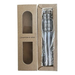 Kapten & Son Gray White Striped Canvas Watch Strap Band Replacement Unisex NIB