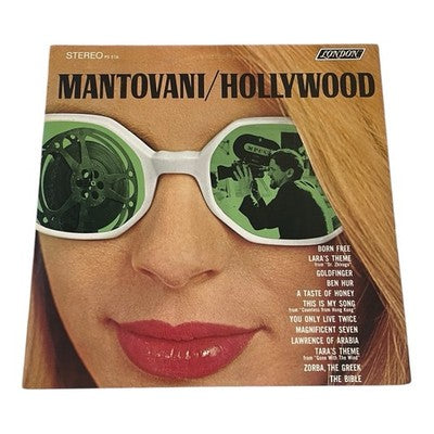 Mantovani Hollywood LP Vinyl Record London PS-516 1967 Stereo Film Themes