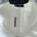 White ERC Investment Group Logo Flex Fit Baseball Cap Golf Hat L-XL NWOT