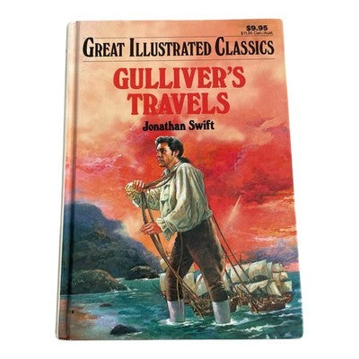 Great Illustrated Classics Gulliver's Travels Jonathan Swift Hardcover 240 Pg VG