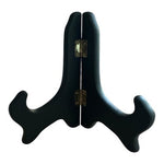 Black Wood Plate Display Easel Stand Picture Frame Holder 3"x5" Good