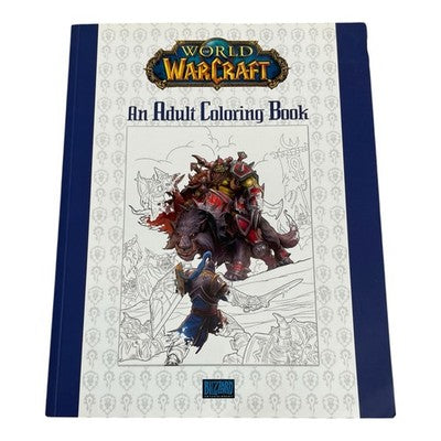 World of Warcraft Adult Coloring Book Blizzard Entertainment 2016 88pg New