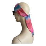 NWOT Hair Band Women’s Watercolor Print Pink Blue Turban Headband Boho Head Band