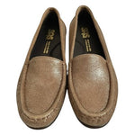 SAS Simplify Sunstone Gold Metallic Leather Moccasin Loafer Women's Size 6.5 NIB