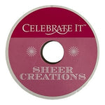 Celebrate It Sheer Creations Slate Blue Nylon Ribbon 5/8in 20yd NIP