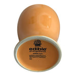Edible Arrangements Custom Bright Orange Pottery Vase 4.75"x5.5" Planter Decor