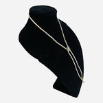 Vintage Gold Tone Square Pendant Crystal Bolo Tie Western Jewelry