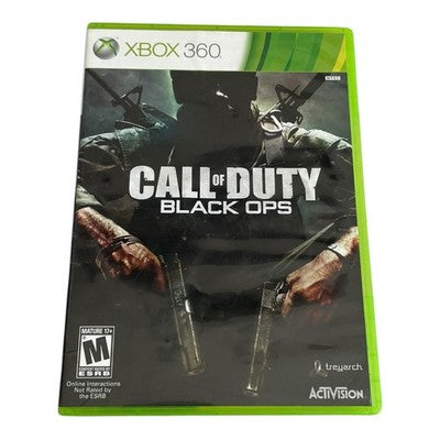 Call of Duty Black Ops Xbox 360 Activision Treyarch CIB