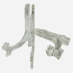 Set 5 Clear Acrylic Plate Stand Easel Picture Frame Holder Folding Display Stand
