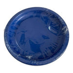 Sensations Performa Cobalt Blue Paper Plates 10" 8-Count New