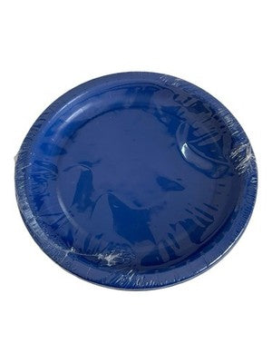 Sensations Performa Cobalt Blue Paper Plates 10" 8-Count New