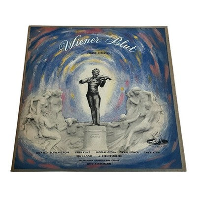 Johann Strauss – Wiener Blut 1954 Angel Records Opera Vinyl Record Box Set Good