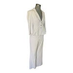 White House Black Market Womens 2pc Suit Set Blazer & Sleek Boot Pants Size 8 VG