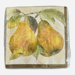 Amscan Sonoma Pears Beverage Napkins 16ct 3-Ply Vintage NIP USA Decoupage