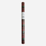 Michaels Holiday Gift Wrap Tartan Plaid Red Green Roll 35 Sq Ft NIP