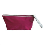 Rare LANCOME Postcard Travel Theme Clutch Cosmetic Bag Makeup Case 12x6" EXC
