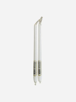 Vintage Candle-lite White Taper Candles 8 Inch Set of 2 Sealed NIP
