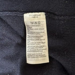 Saks Fifth Avenue Men's Navy Blue Wool V-Neck Pullover Sweater Size L VG