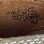Lucky Brand Women's Basel Leather Ankle Booties 5.5 (EU 36) Tan Toffee NIB