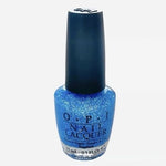 OPI Nail Lacquer Nail Polish LAST FRIDAY NIGHT Blue Glitter 0.5oz New