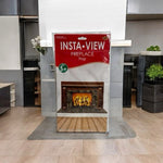 New Beistle Fireplace Insta-View Prop 38"x62" Christmas Wall Holiday Decoration