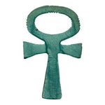 Egyptian Ankh Decor Scarab Cross Turquoise Symbol of Life 6" Amulet Gift