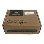 Bottle Capper Set w/ Silver Caps & Opener Manual Hand Tool Kit Homebrewing Kit
