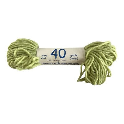 Vintage Super Yarn Mart Tapestry Wool Yarn 40 Yds Celery Green 4849 NWT