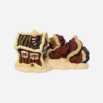 Vintage 2001 Boyds Bears Bearrister & Mr. Picket Elfster Claus Figurine NIB