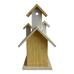 Wooden Bird House Nest Outdoor Garden Patio Decor Feeder Gift New Rustic