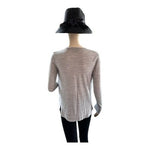 ARMANI Exchange Women’s Grey Wool Button Front Cardigan Shirt Top Size XS/TP Fit