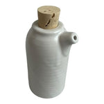 Dudson Evolution Purl Oil Vinegar Bottle 5" Off White Ceramic Cork Cap NEW