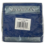 Sensations Cobalt Blue Beverage Napkins 40ct NIP Creative Converting USA